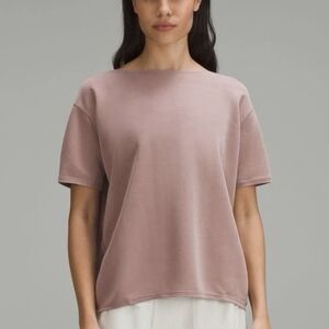 lululemon athletica Back In Action Dusty Rose Short Sleeve Tee Size 2